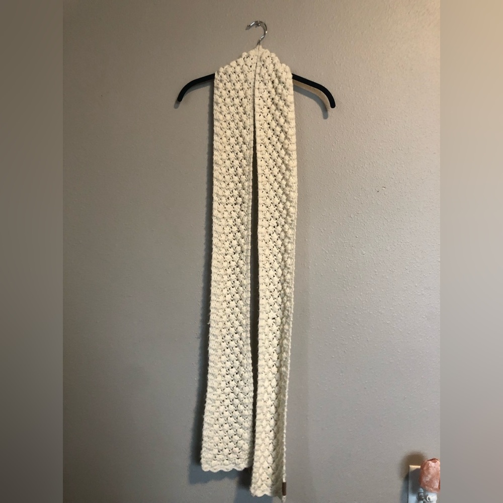 FOSSIL winter scarf | cream/ natural white | wool blend